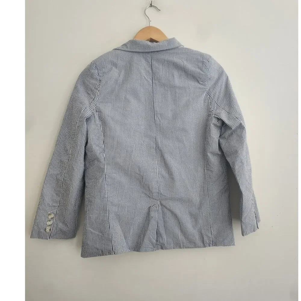 12 Gymboree special occasion seersucker blazer